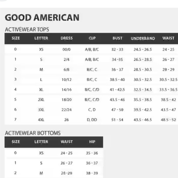 Good American Black Ribbed Tank Top size small stretch lined racerback - Picture 6 of 6